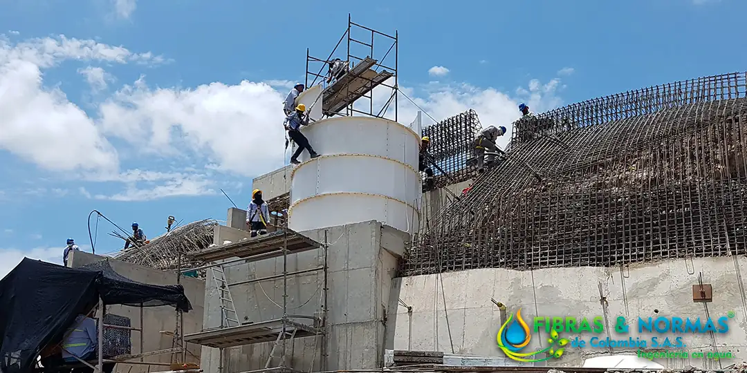 Recubrimiento y reparación de tanques PRFV