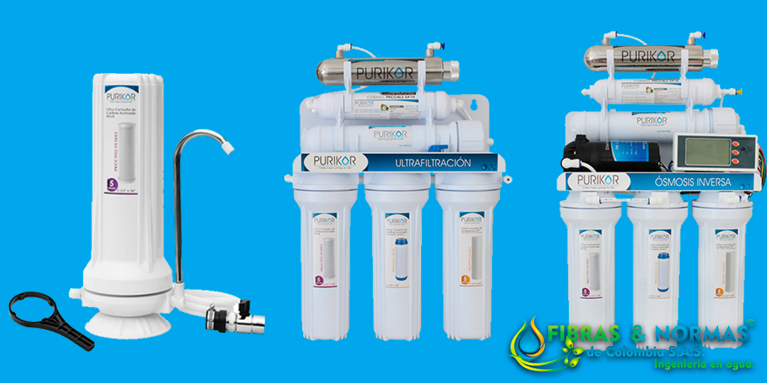 Línea de purificadores de agua domésticos