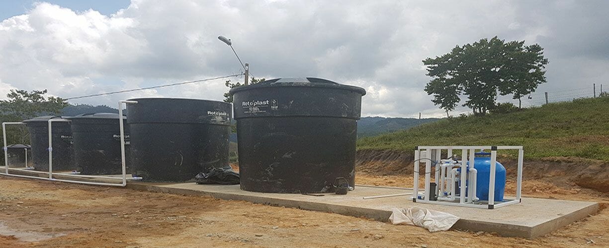 Potabilizador compacto transportado para montaje